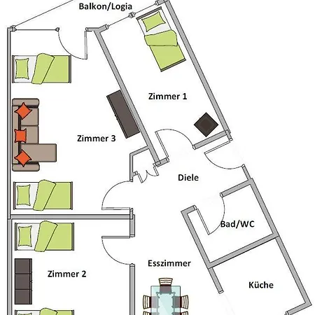 Von Oben 3,5 8.og Frisch Saniert دوسبرغ